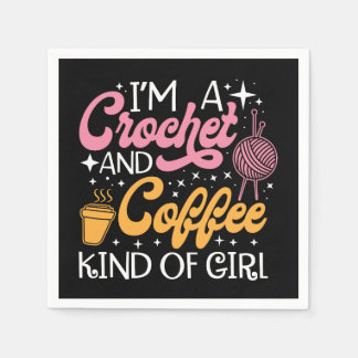 Crochet And Coffee  Napkin