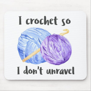 Crochet Balls of Yarn Mouse Mat