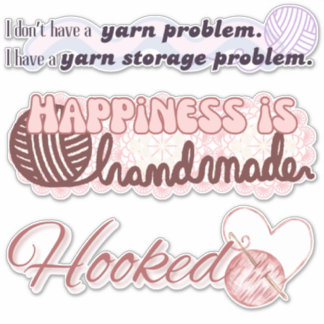 Crochet Bumper Stickers