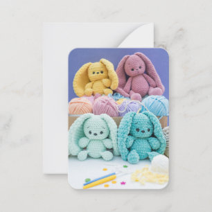 Crochet Bunny Maker Package Insert Card