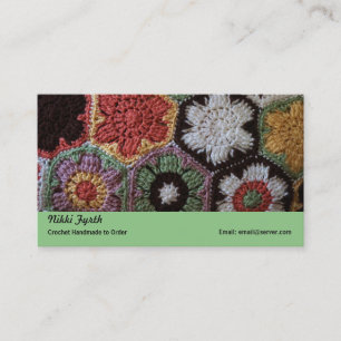 Crochet business card