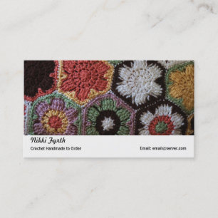 Crochet business card