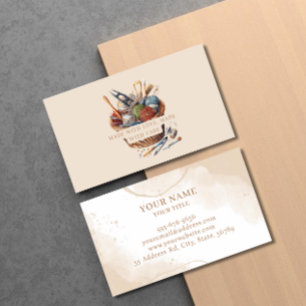 Crochet Business Card Template