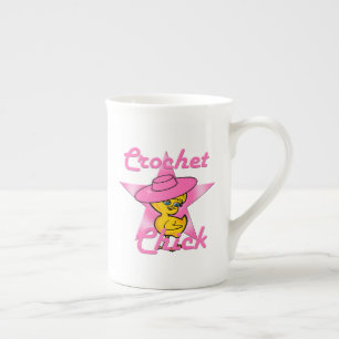Crochet Chick #8 Bone China Mug