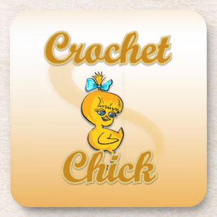 Crochet Chick Coaster