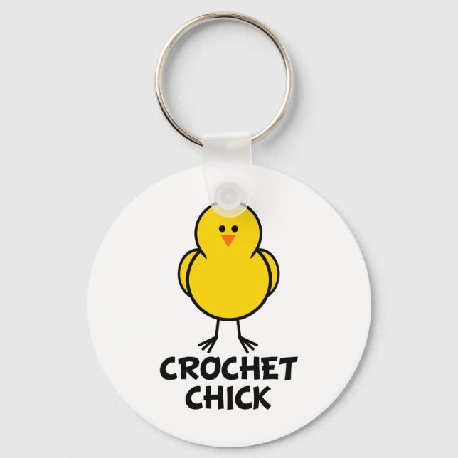 Crochet Chick Key Ring (Front)
