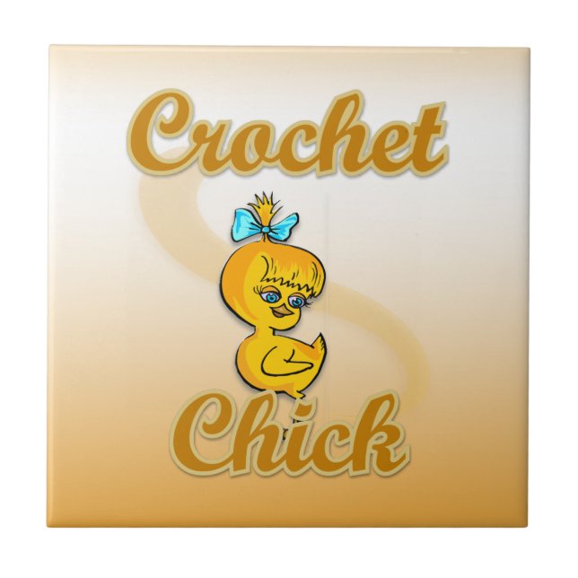 Crochet Chick Tile (Front)