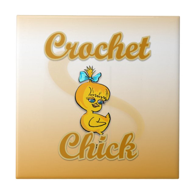 Crochet Chick Tile (Front)