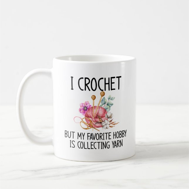Crochet Coffee Mug (Left)