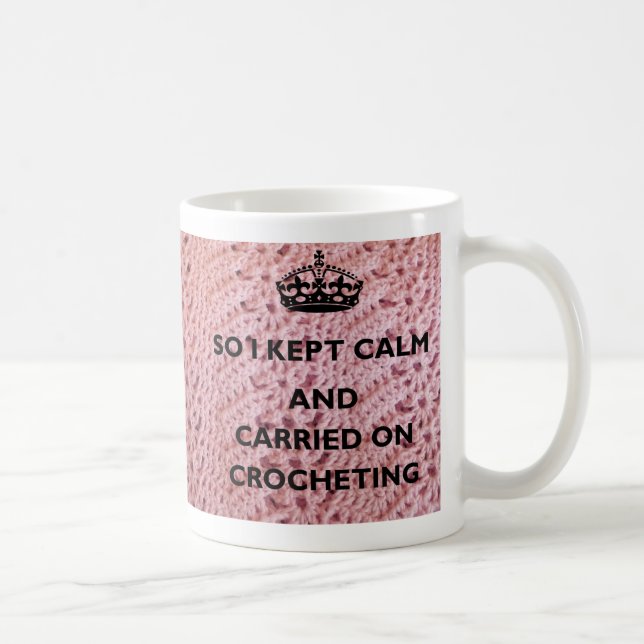 Crochet Coffee Mug (Right)