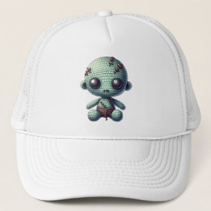 Crochet Cute Voodoo Doll Trucker Hat