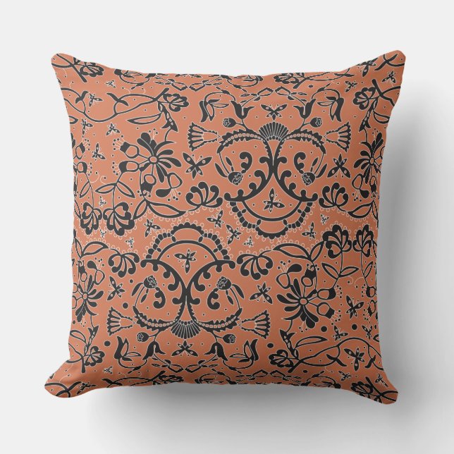 Crochet Embroidery Creation 2 Cushion (Front)