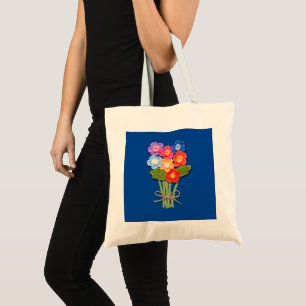 Crochet Flower Bouquet, Crochet Lover, Tote Bag