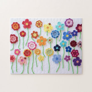 Crochet Flower Field Puzzle