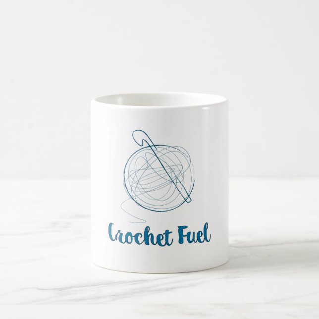 Crochet Fuel Coffee Mug (Center)