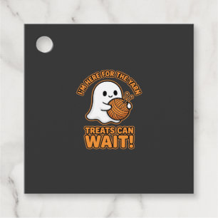 Crochet Ghost Yarn Halloween Design Favour Tags