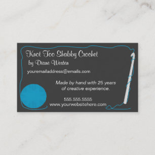 Crochet Hangtag or Business Card