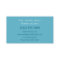 Crochet - Heart Shaped Yarn Blue Business Cards