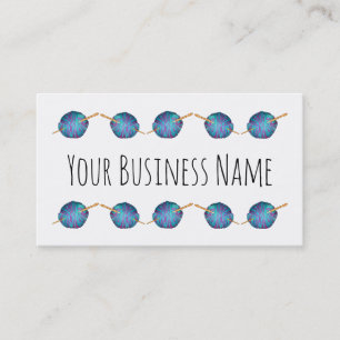 Crochet hook and yarn personalised, your business business card