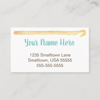 Crochet Hook Handmade Business Card