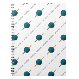 Crochet Hook & Yarn Crafts Pattern Notebook