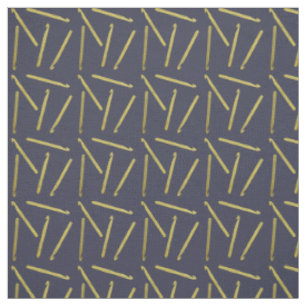 Crochet Hooks Crafts Gold + Midnight Blue Fabric