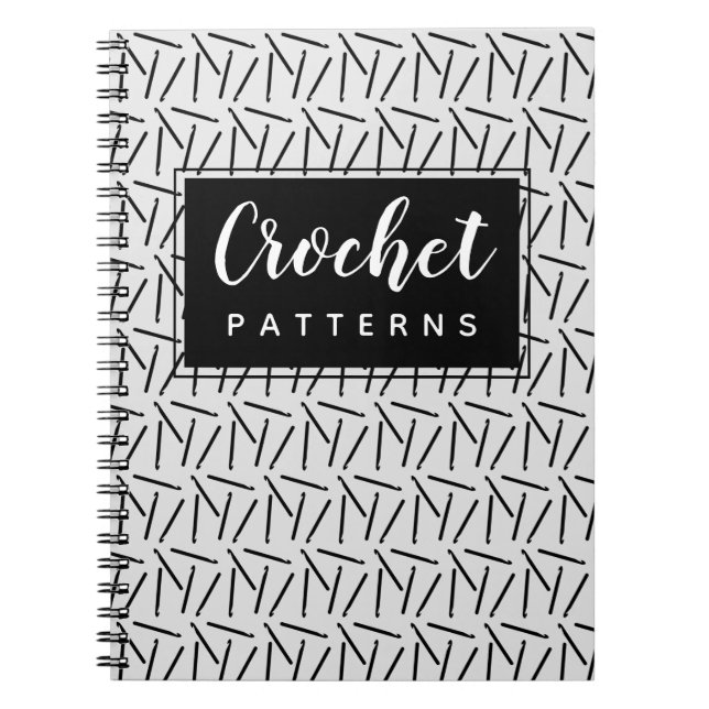 Crochet Hooks Yarn & Crafts Pattern Organising Not Notebook (Front)