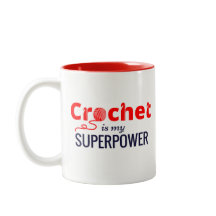 Crochet is My Superpower in Red