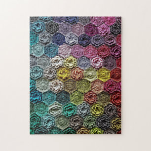 Crochet jigsaw bywhacky puzzle