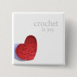 crochet joy button