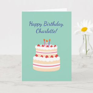 Crochet Knitting Crafty Mom Custom Happy Birthday  Card