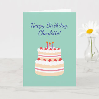 Crochet Knitting Crafty Mum Custom Happy Birthday  Card