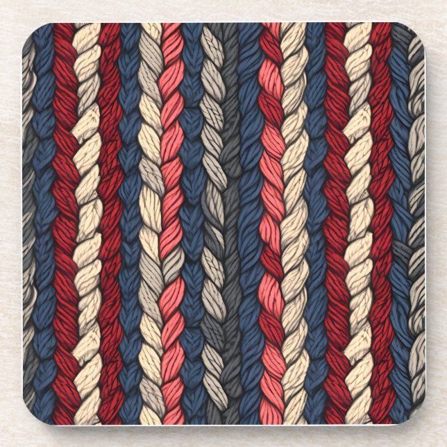 Crochet/Knitting Yarn Coaster (Front)