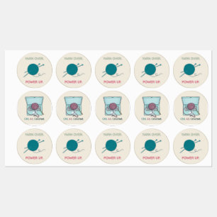 Crochet Label Stickers