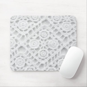 Crochet Lace Pattern Mouse Mat