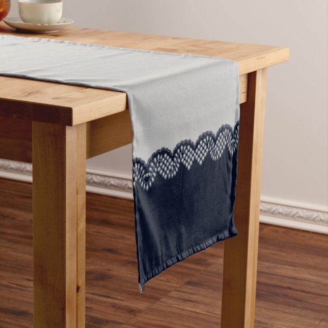 Crochet Lace Short Table Runner (In Situ)