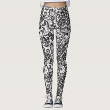 crochet leggings female rider style