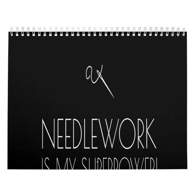 Crochet Lover| Crochet Need Is My Superpower Calendar (Cover)