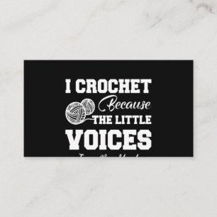 Crochet Lover  I Love Crochetting Business Card