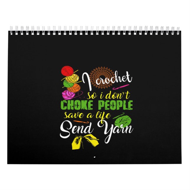 Crochet Lover| I Love Crochetting Calendar (Cover)