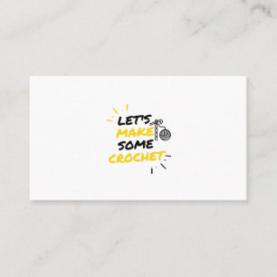 Crochet makers calling card