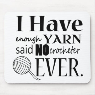 Crochet • Not Enough Yarn Crafts Mouse Mat