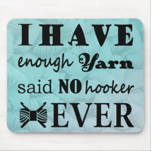 Crochet • Not Enough Yarn Hook-er Crafts Mouse Mat