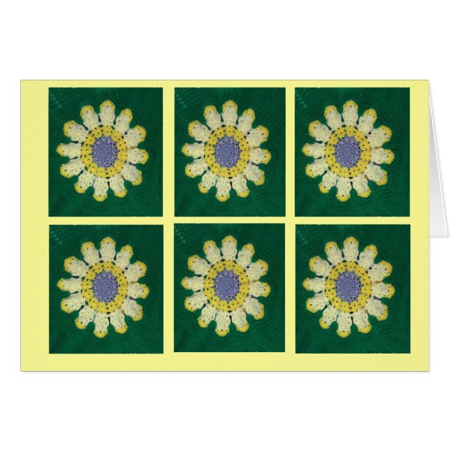 Crochet Pattern - Daisy (Front Horizontal)