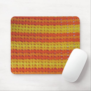 Crochet pattern - Orange shells Mouse Mat