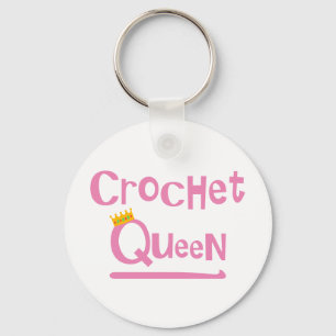 Crochet Queen Key Ring