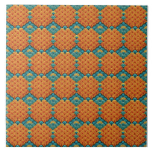 Crochet Scallop Shell Pattern Tile