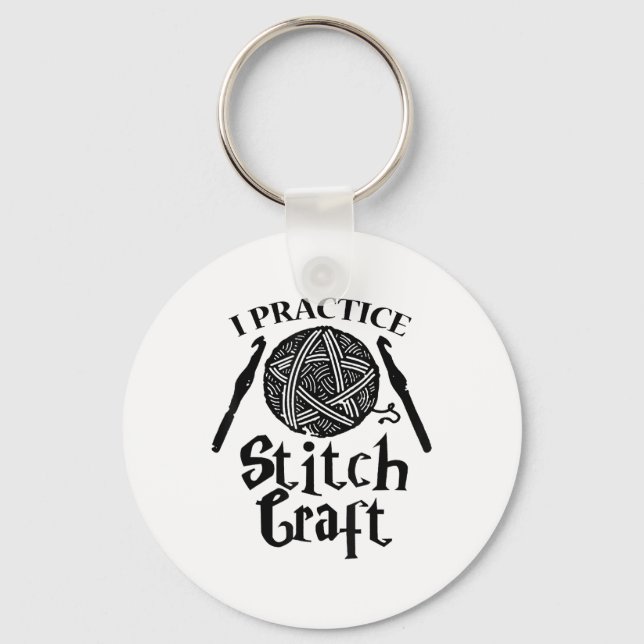 Crochet Stitch Craft  Key Ring (Front)