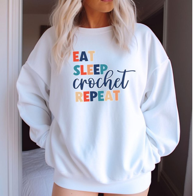 Crochet Sweatshirt Gift for Crocheter (Creator Uploaded)