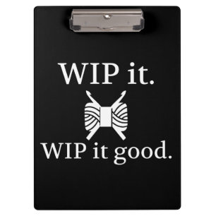 Crochet • WIP It Good Crafts {Dark} Clipboard